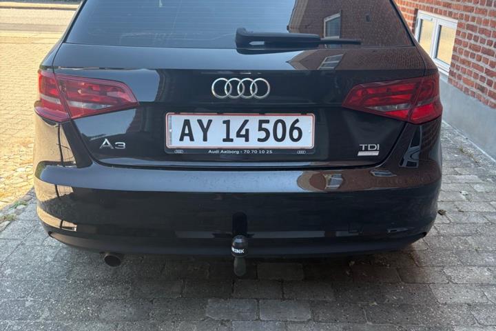 Sort Audi A3 fra 2016