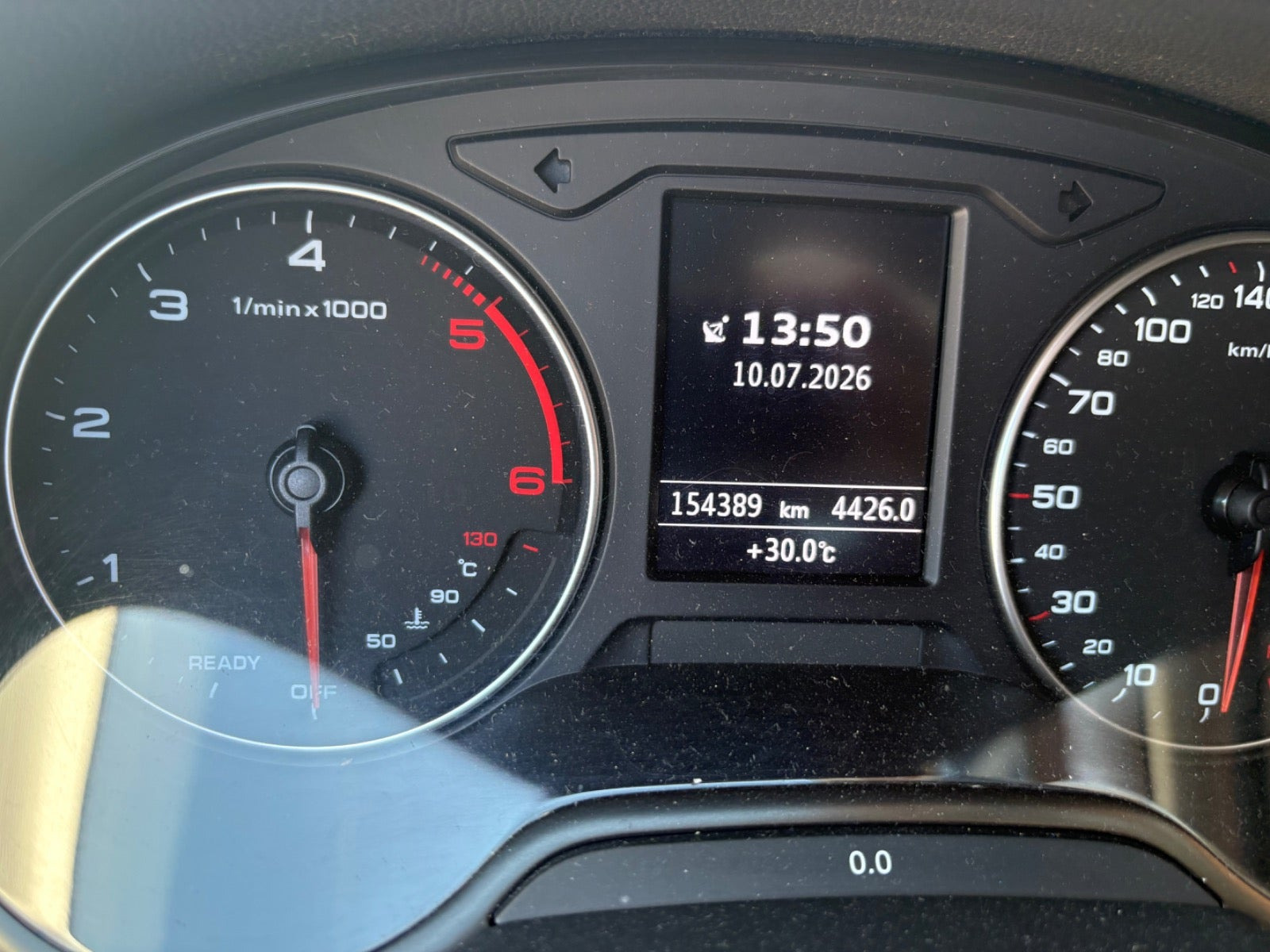 Sort Audi A3 fra 2016