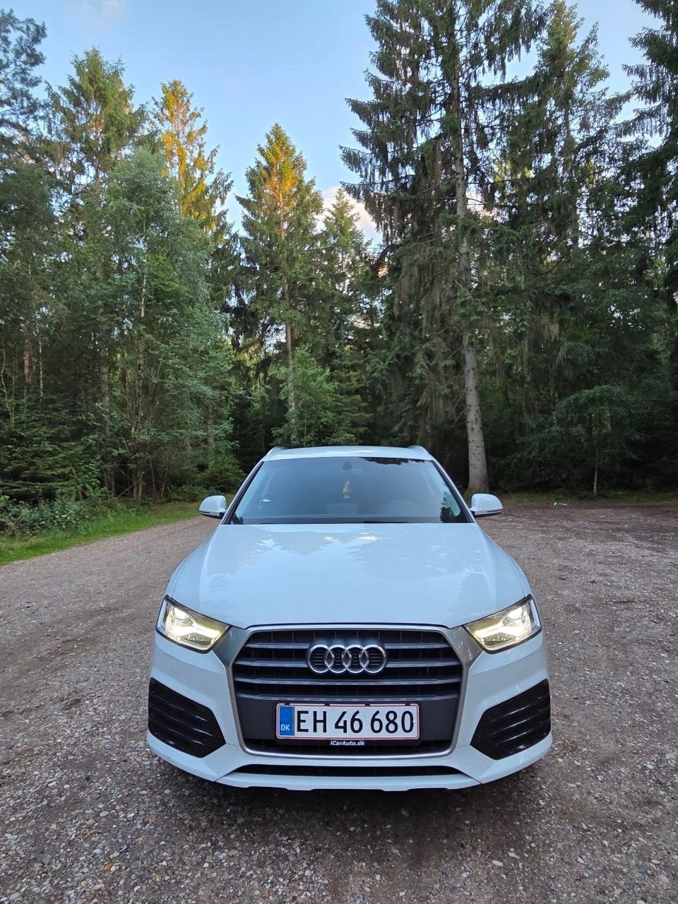 Hvid Audi Q3 fra 2018