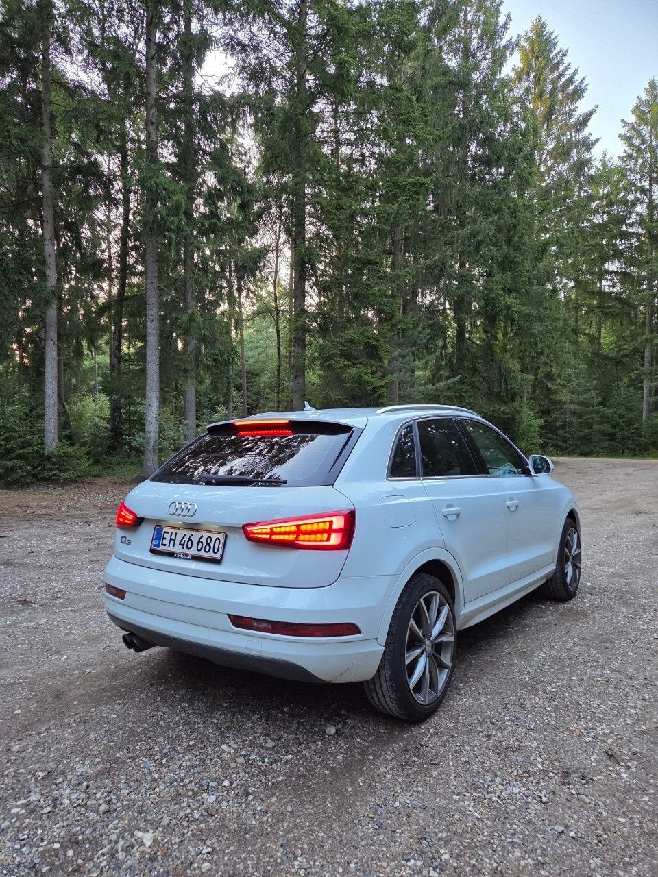 Hvid Audi Q3 fra 2018