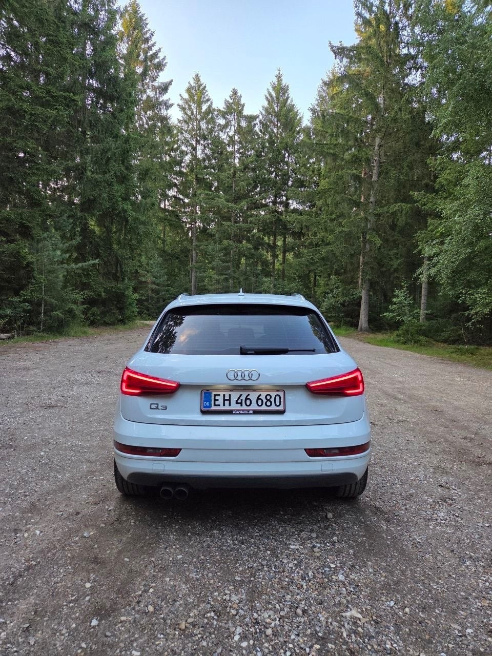 Hvid Audi Q3 fra 2018