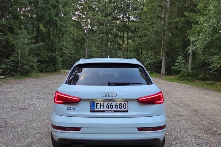 Hvid Audi Q3 fra 2018