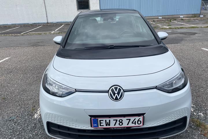 Hvid VW ID.3 fra 2021