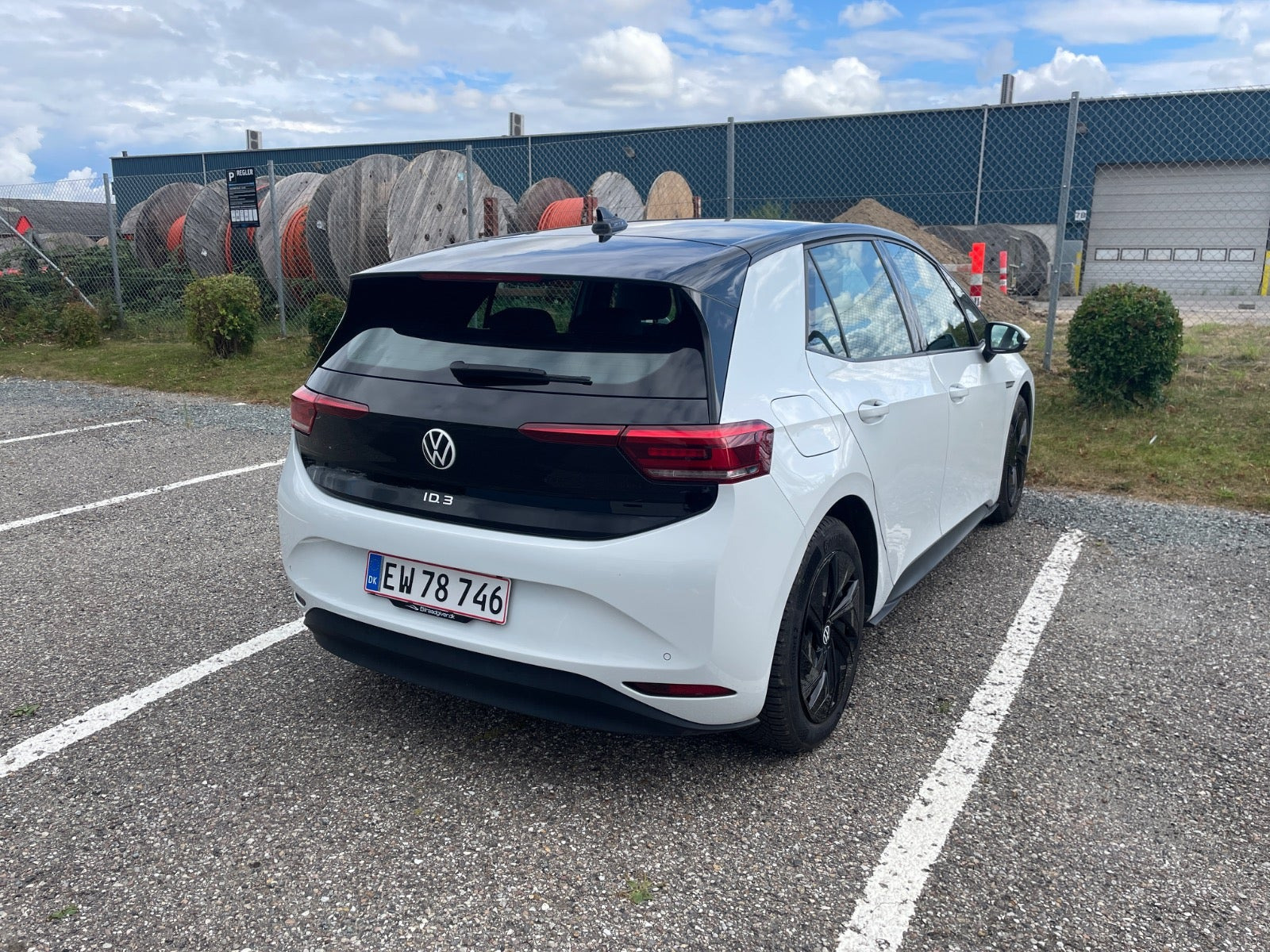 Hvid VW ID.3 fra 2021