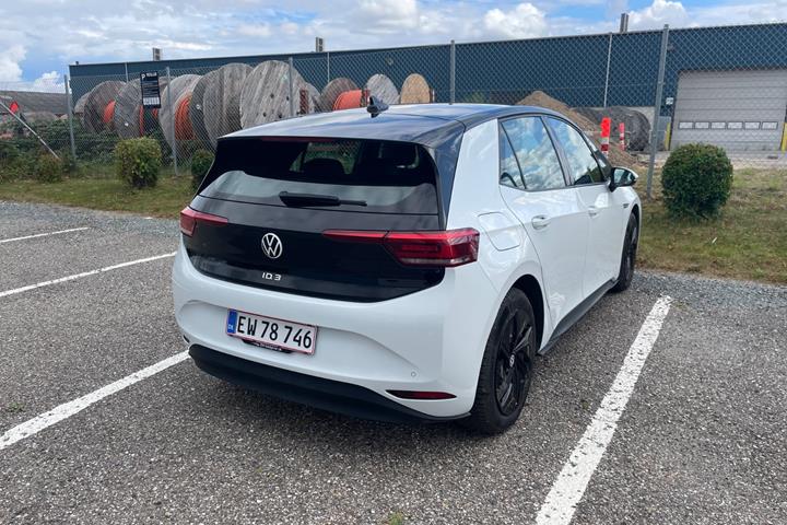 Hvid VW ID.3 fra 2021