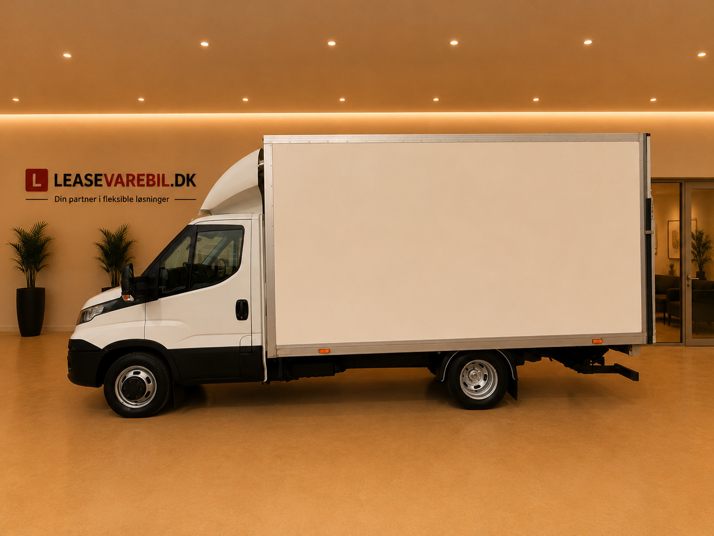 Hvid Iveco Daily fra 2015