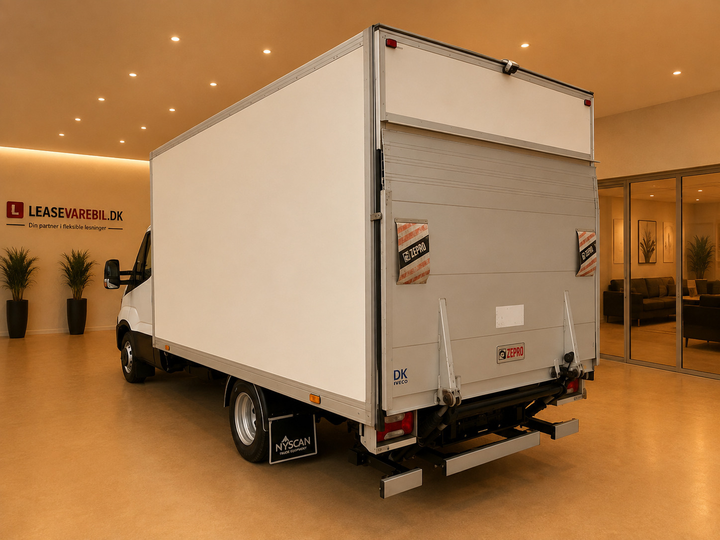 Hvid Iveco Daily fra 2015