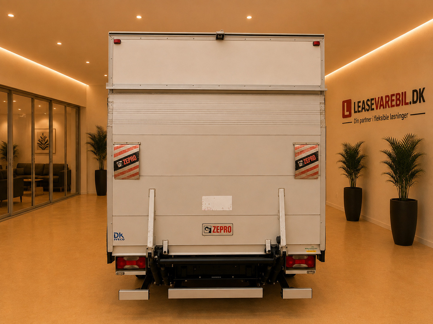 Hvid Iveco Daily fra 2015