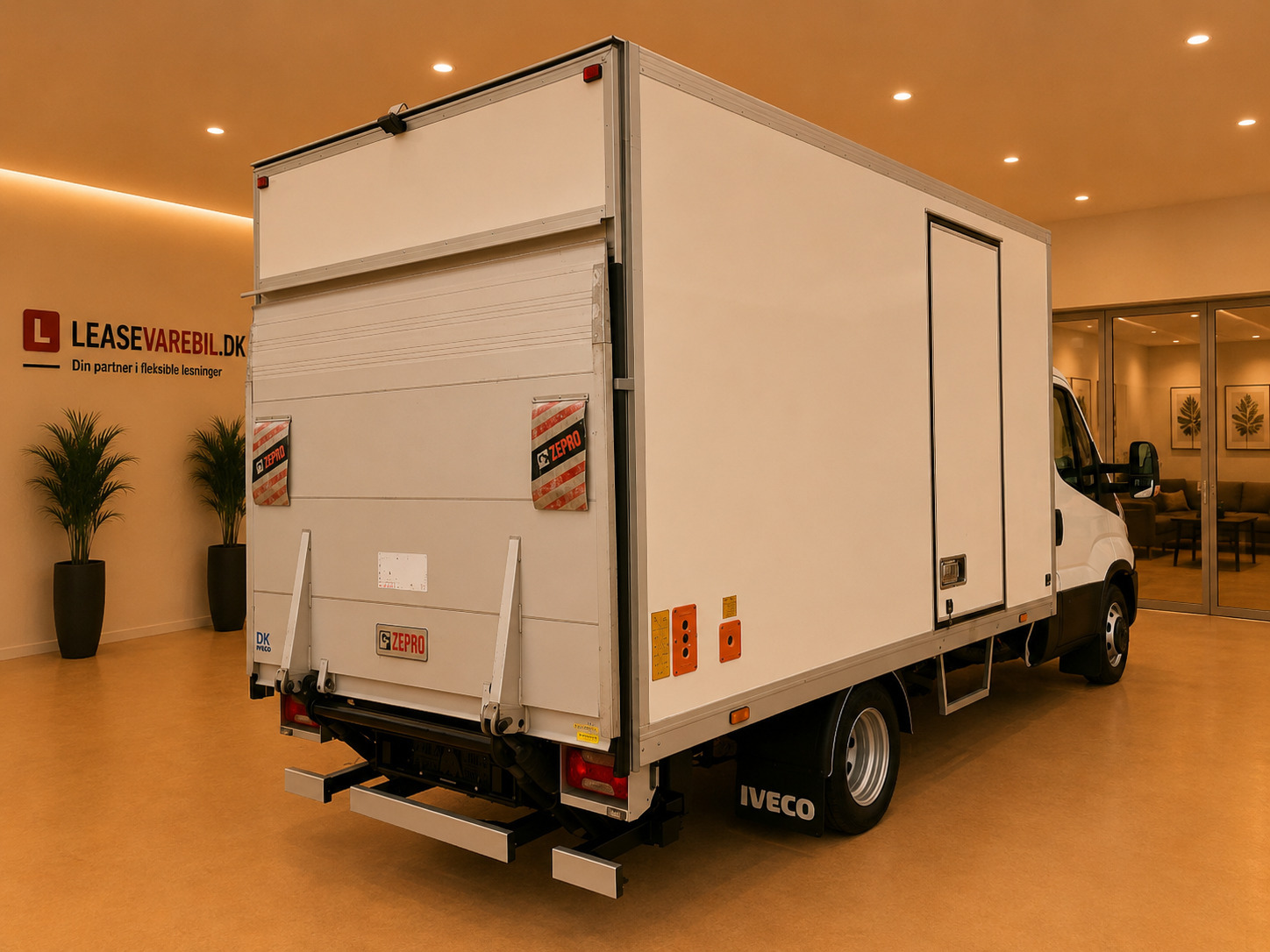 Hvid Iveco Daily fra 2015