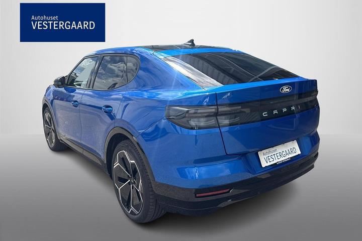 Blå Ford Capri fra 2025