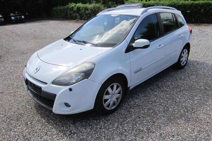 Hvid Renault Clio fra 2012