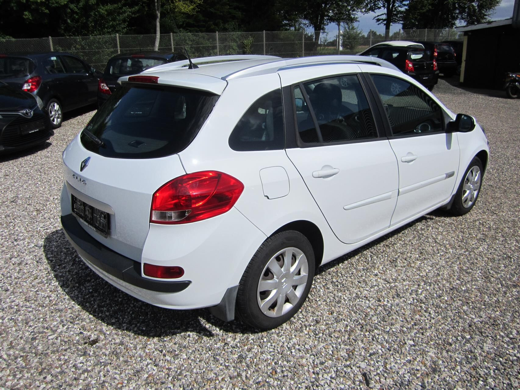 Hvid Renault Clio fra 2012