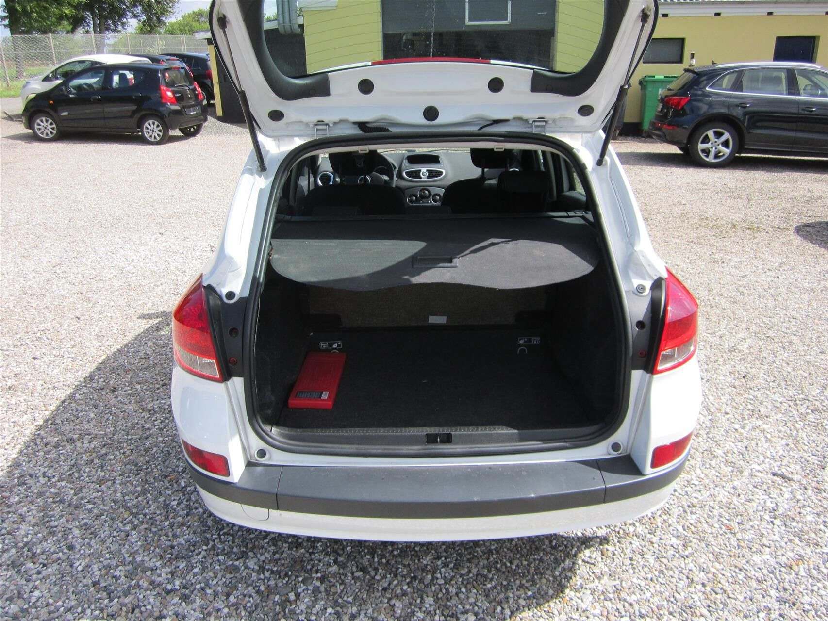Hvid Renault Clio fra 2012