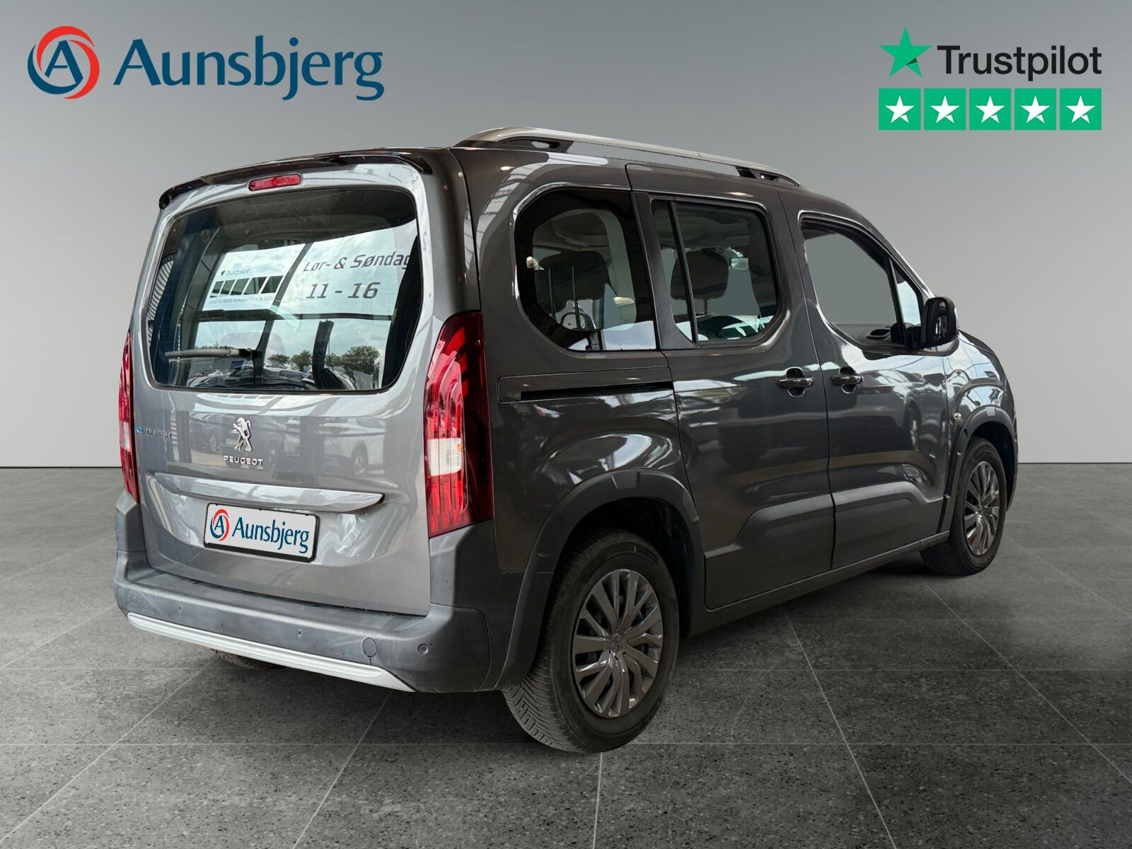 Grå Peugeot e-Rifter fra 2022