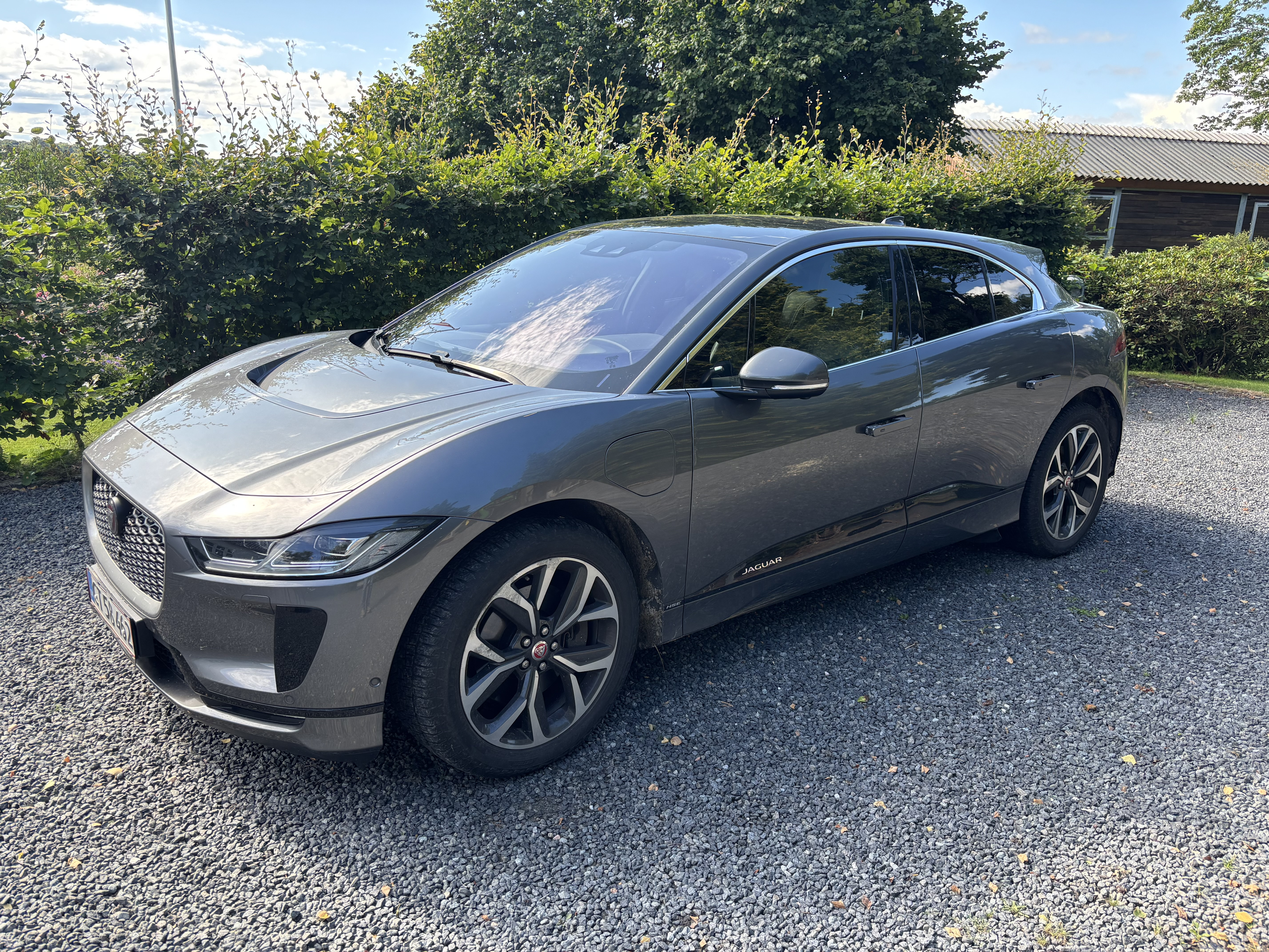 Grå Jaguar I-Pace fra 2019
