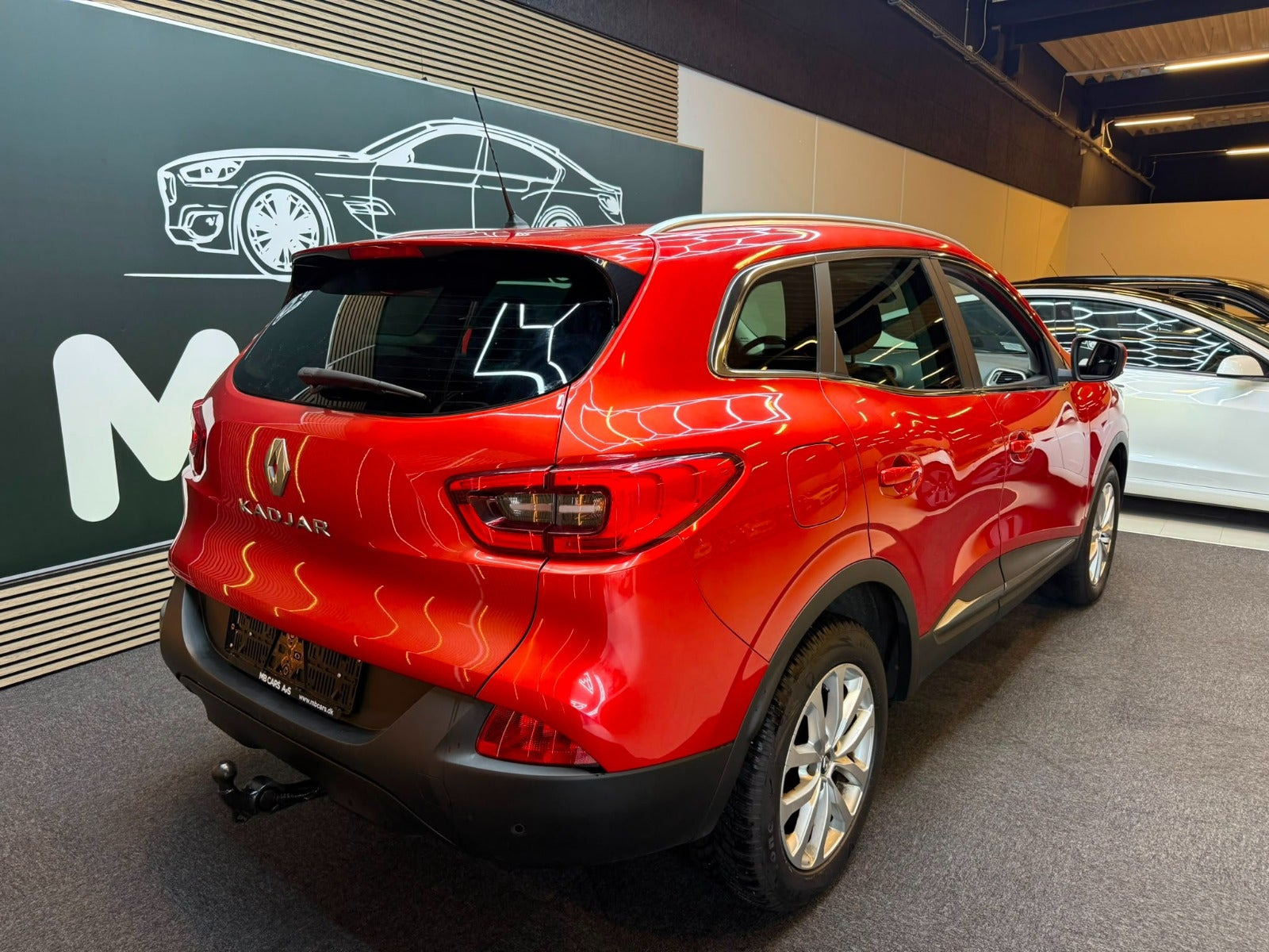 Rød Renault Kadjar fra 2016