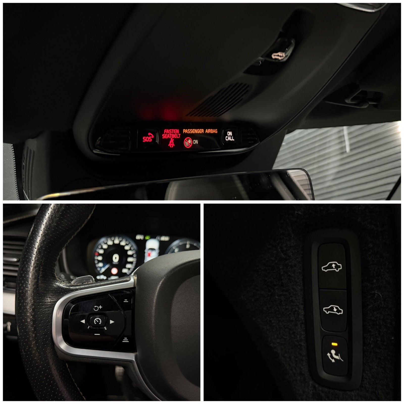 Grå Volvo XC90 fra 2019