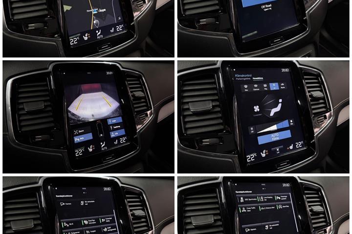 Grå Volvo XC90 fra 2019