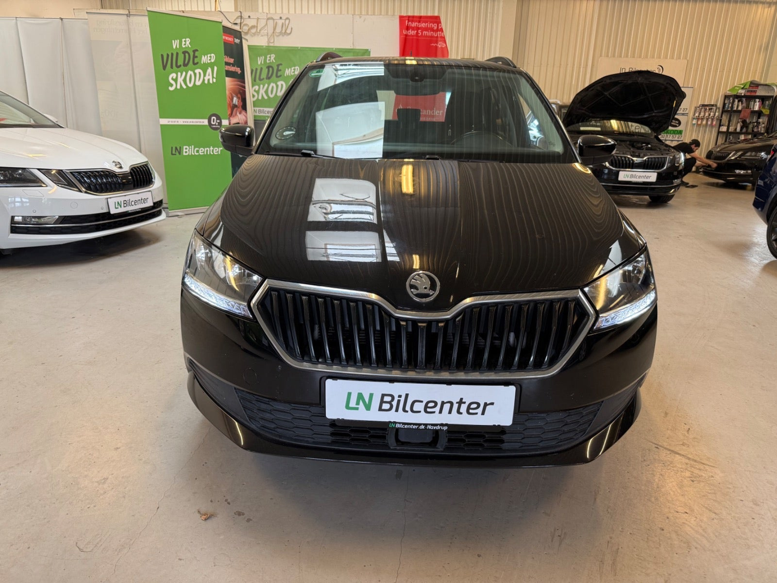 Sort Skoda Fabia fra 2020