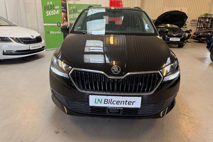 Sort Skoda Fabia fra 2020