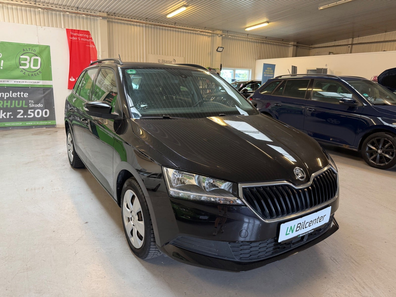 Sort Skoda Fabia fra 2020