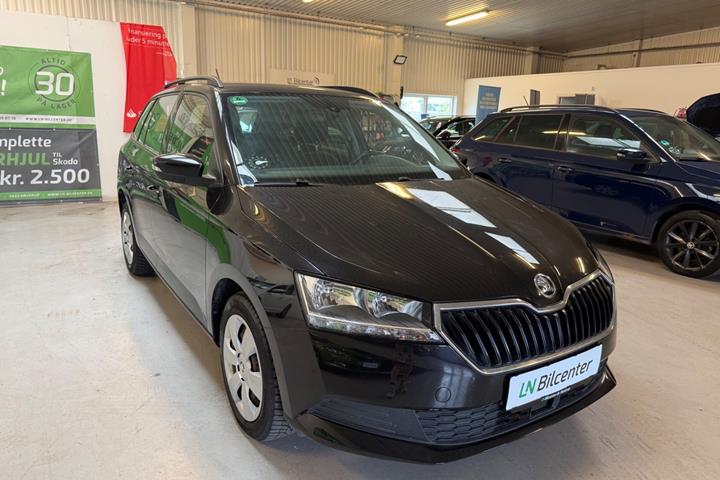 Sort Skoda Fabia fra 2020