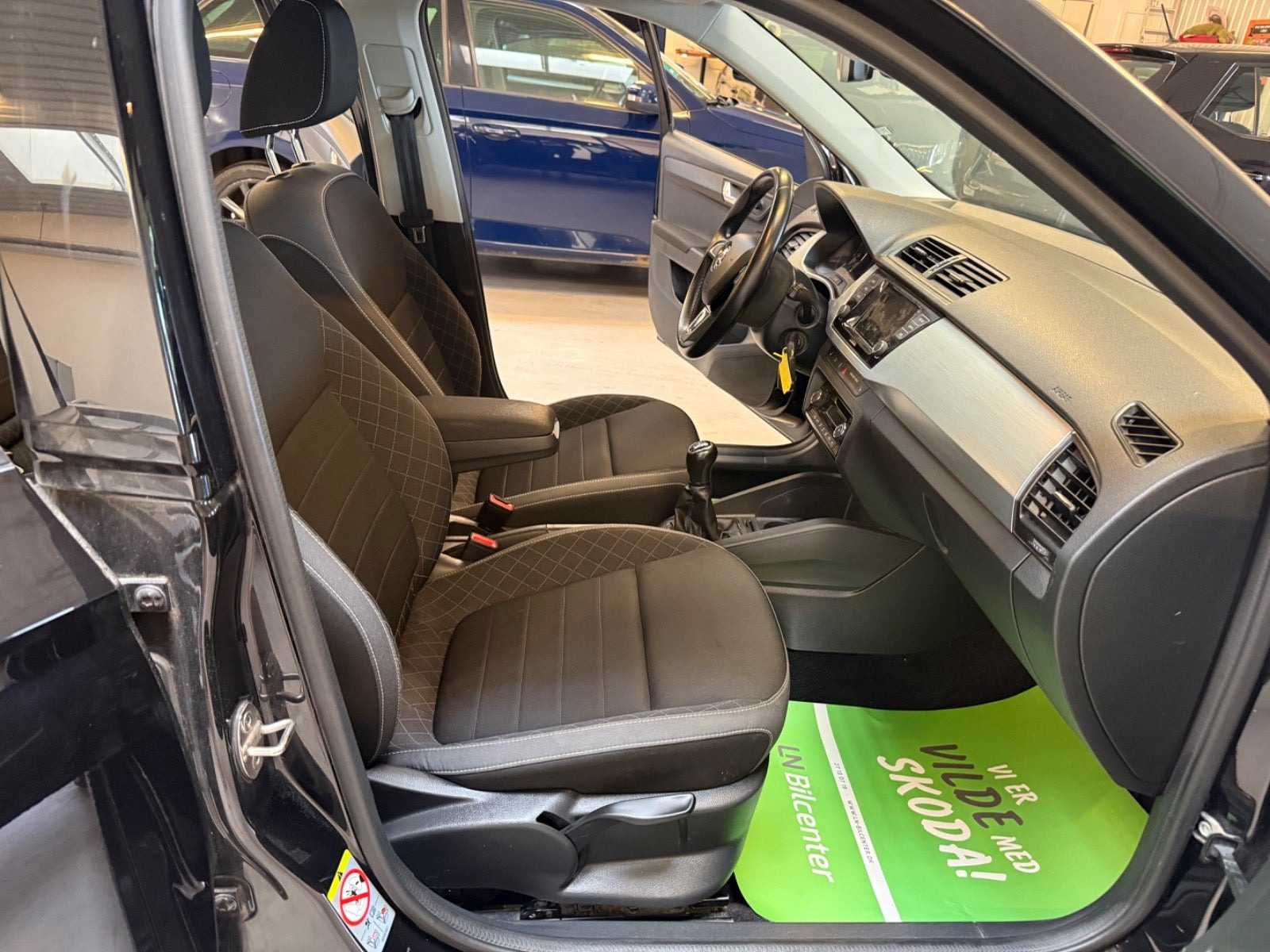 Sort Skoda Fabia fra 2020