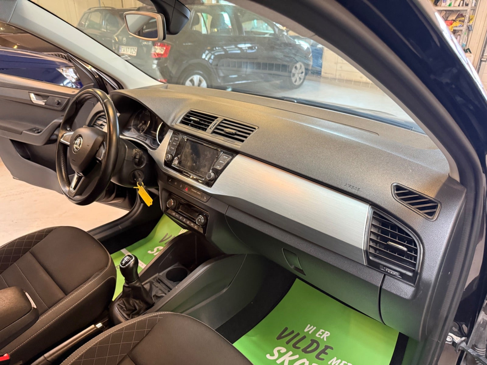 Sort Skoda Fabia fra 2020