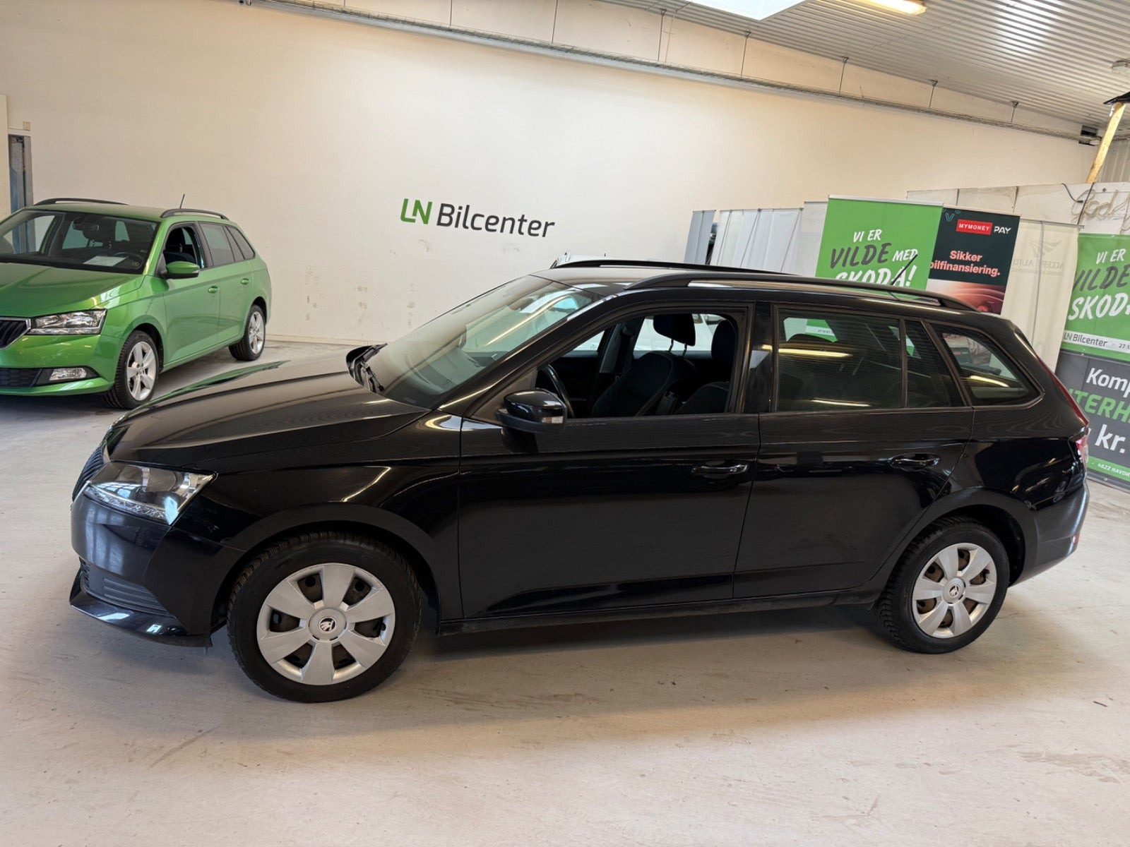 Sort Skoda Fabia fra 2020