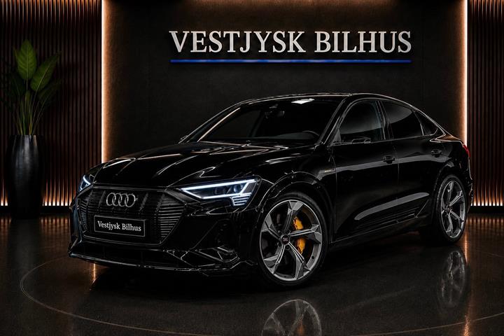 Sort Audi e-tron S fra 2022