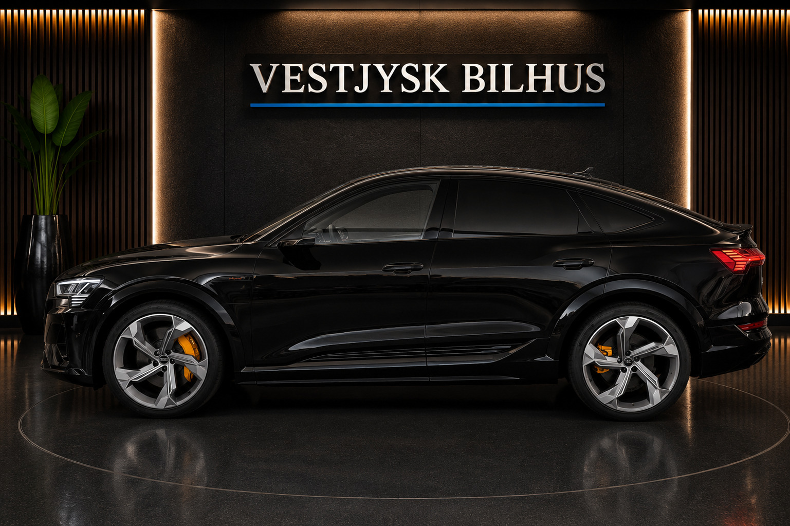 Sort Audi e-tron S fra 2022