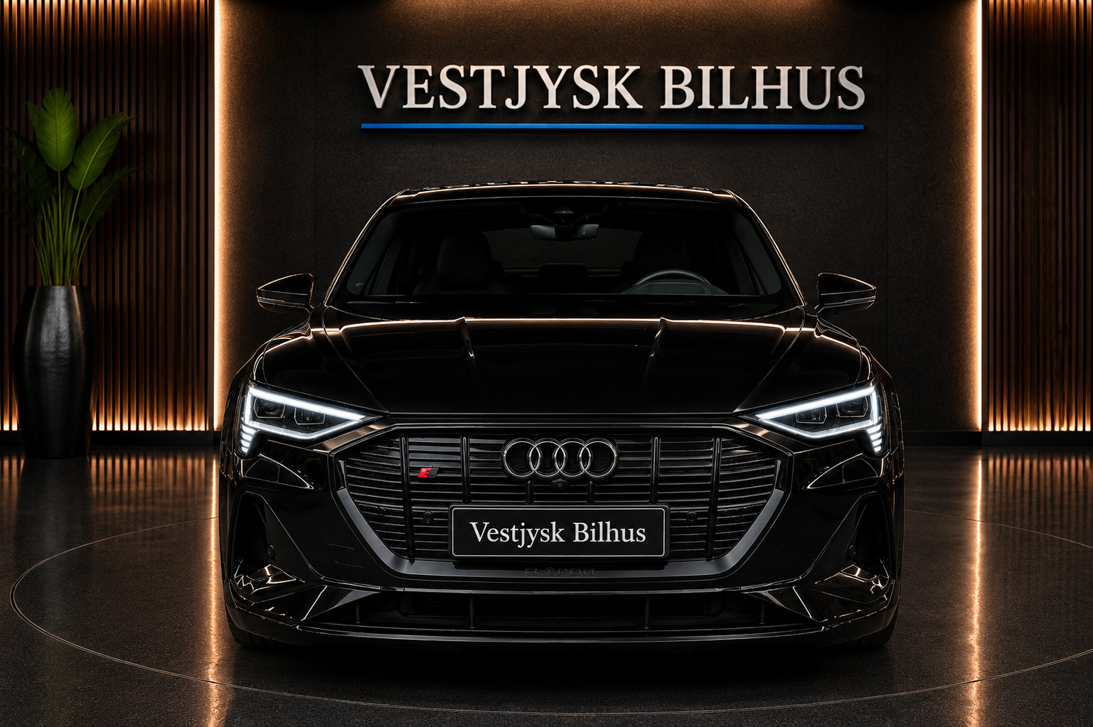 Sort Audi e-tron S fra 2022