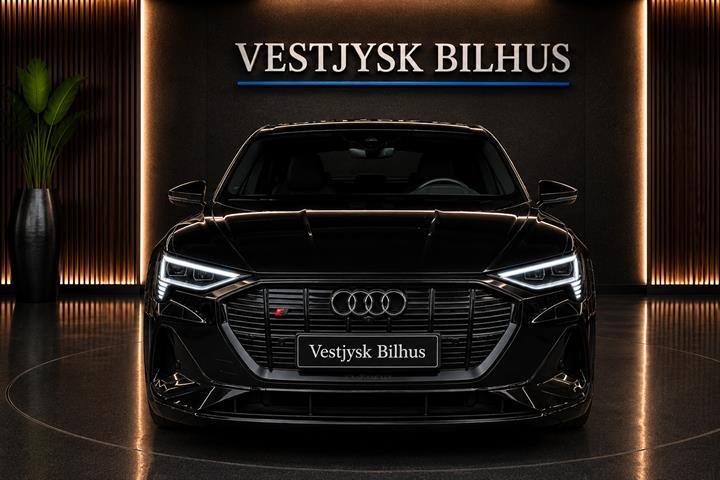 Sort Audi e-tron S fra 2022