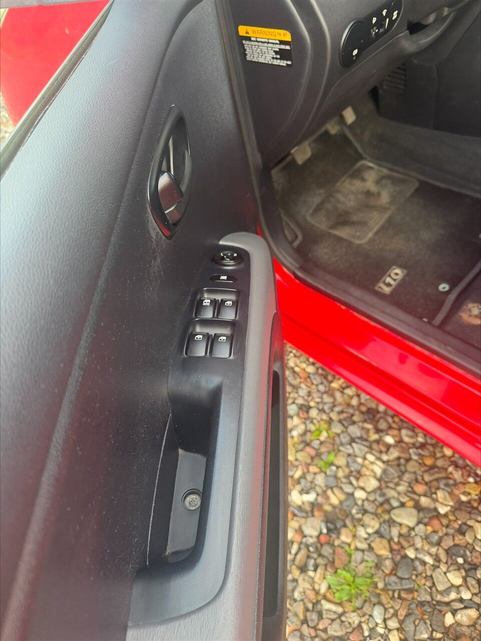 Rød Hyundai i10 fra 2010