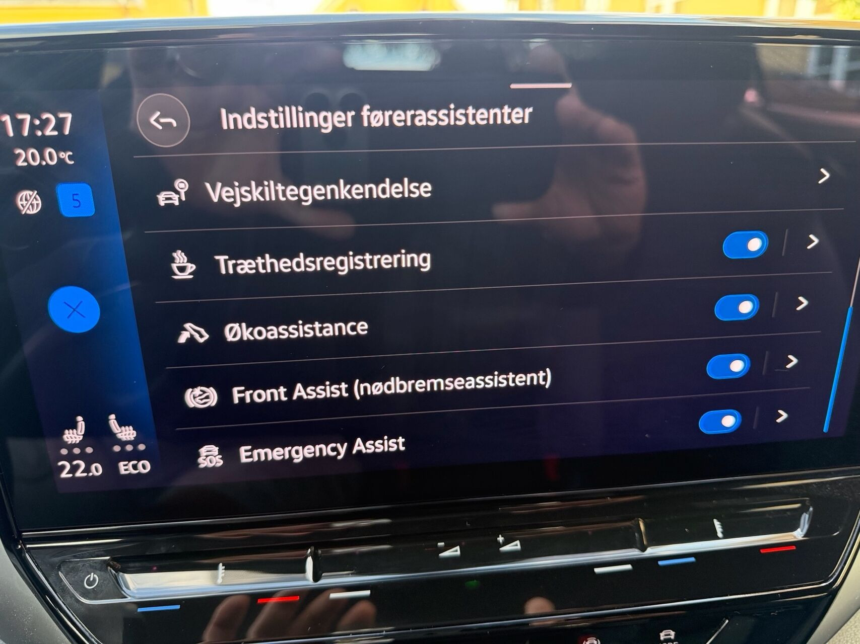 Hvid VW ID.4 fra 2023