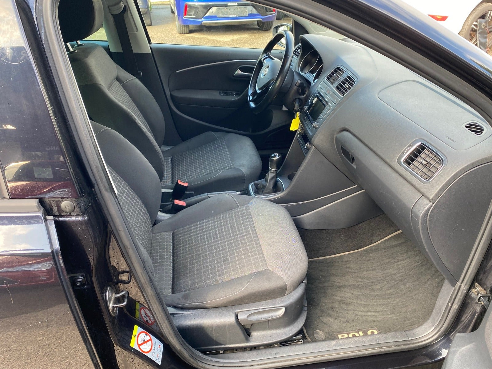Sort VW Polo fra 2015