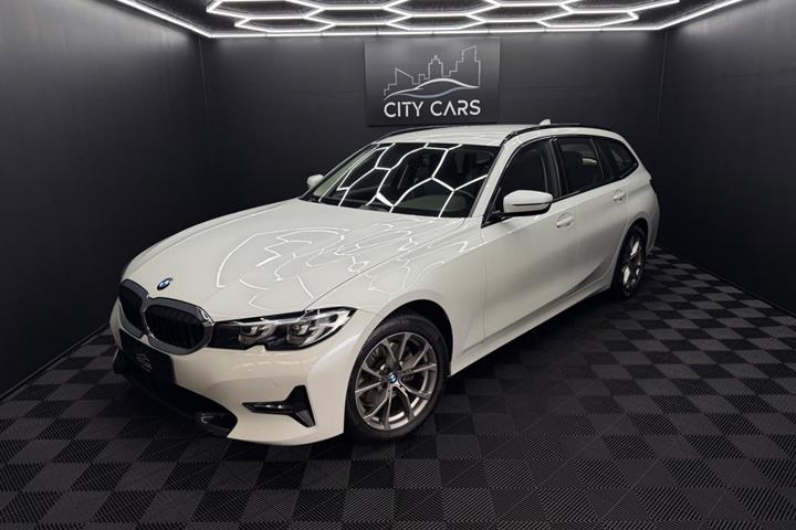 Hvid BMW 320d fra 2021