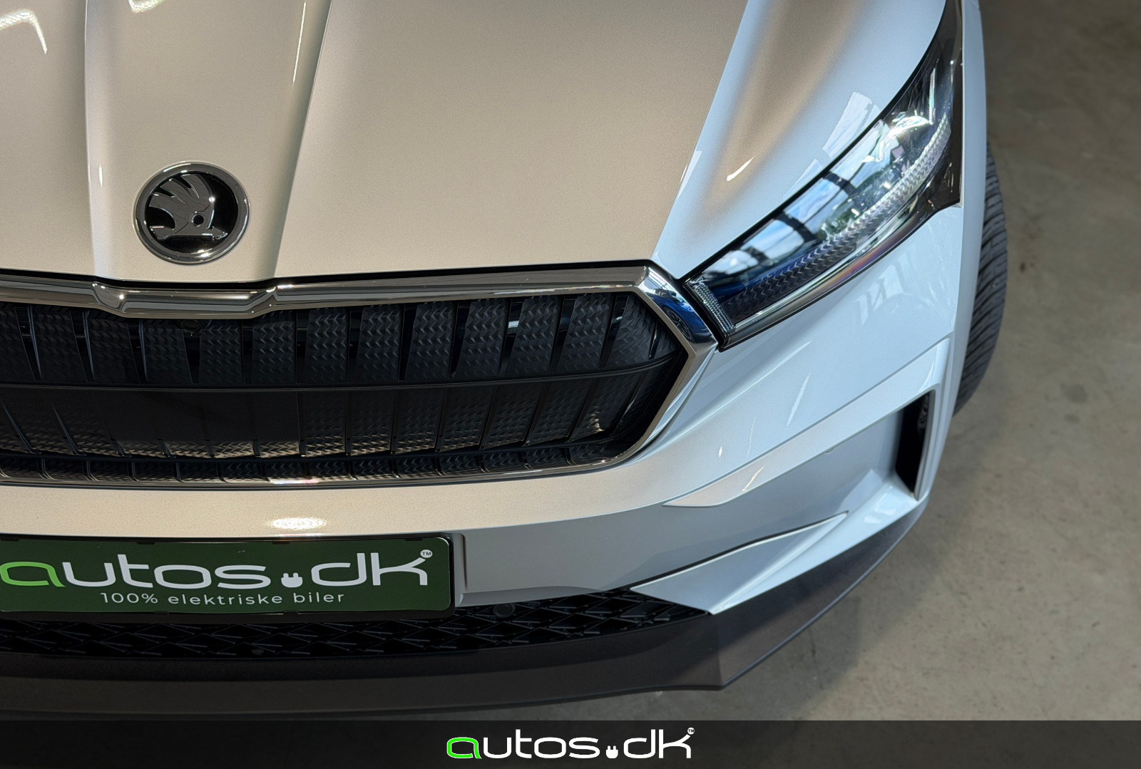Sølv Skoda Enyaq fra 2025