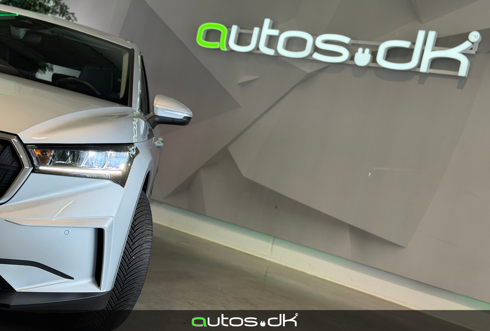 Sølv Skoda Enyaq fra 2025