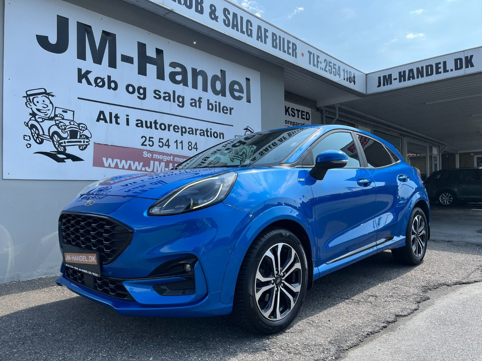 Blå Ford Puma fra 2021