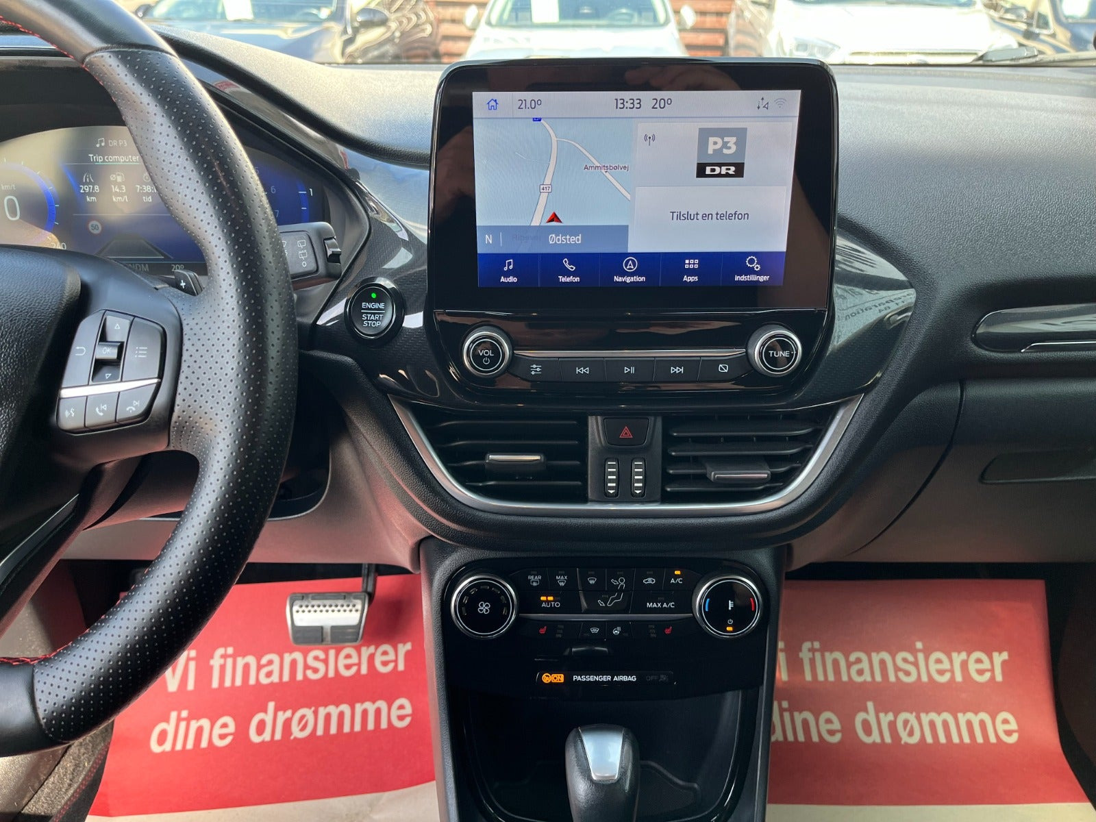 Blå Ford Puma fra 2021