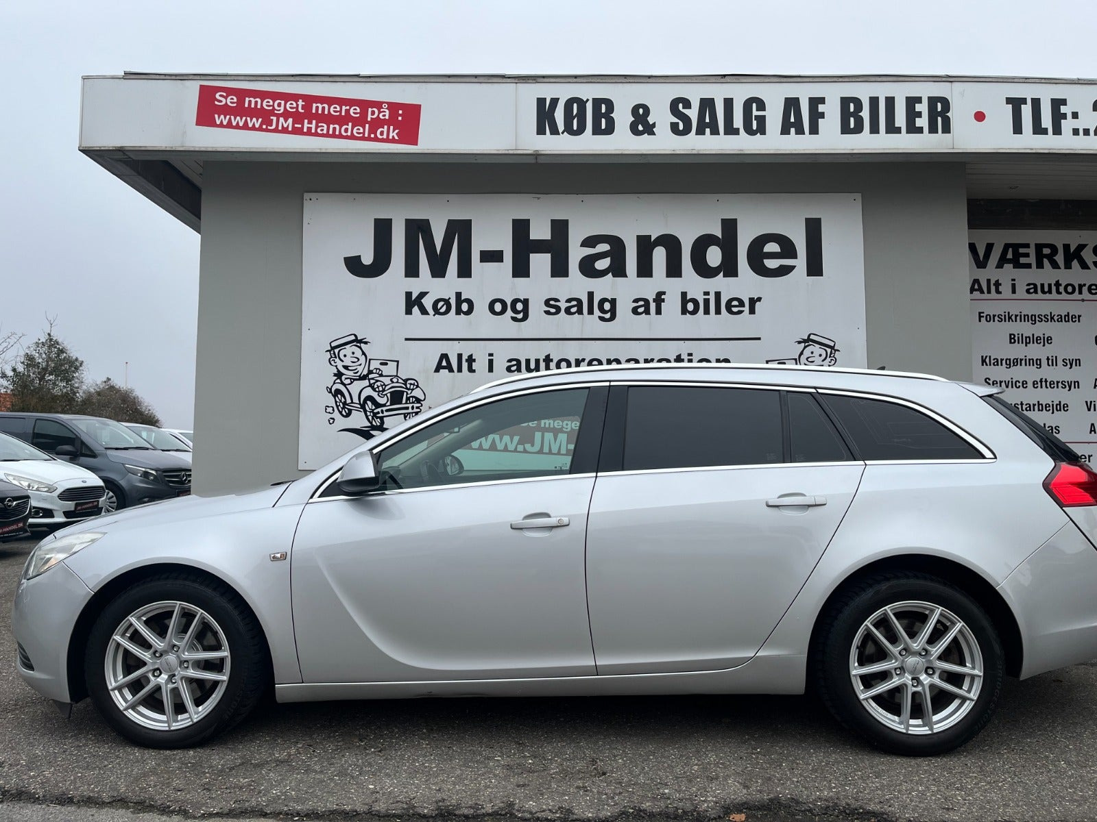 Sølv Opel Insignia fra 2009
