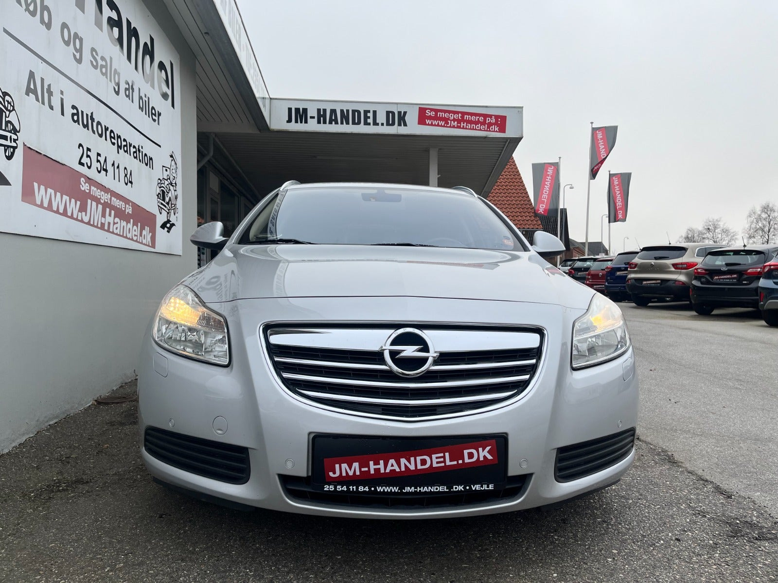Sølv Opel Insignia fra 2009