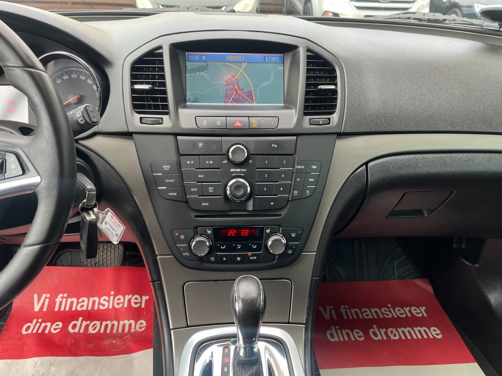 Sølv Opel Insignia fra 2009