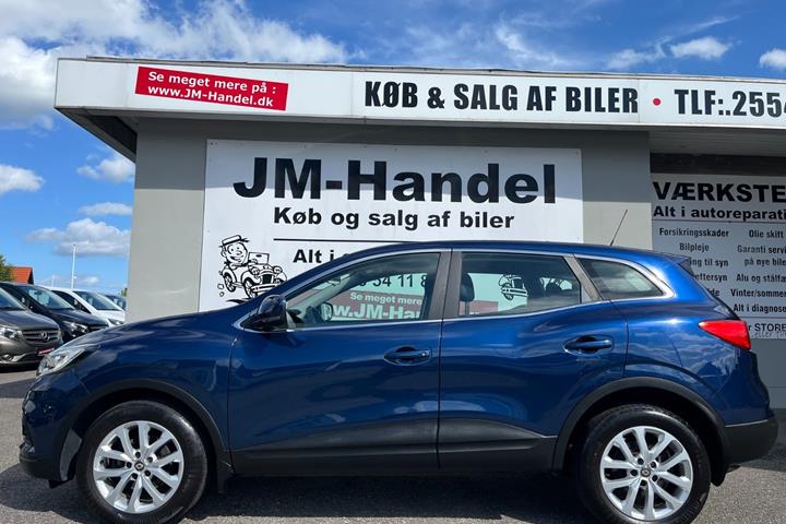 Blå Renault Kadjar fra 2019