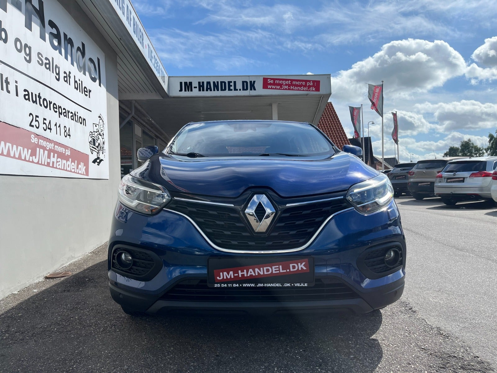 Blå Renault Kadjar fra 2019