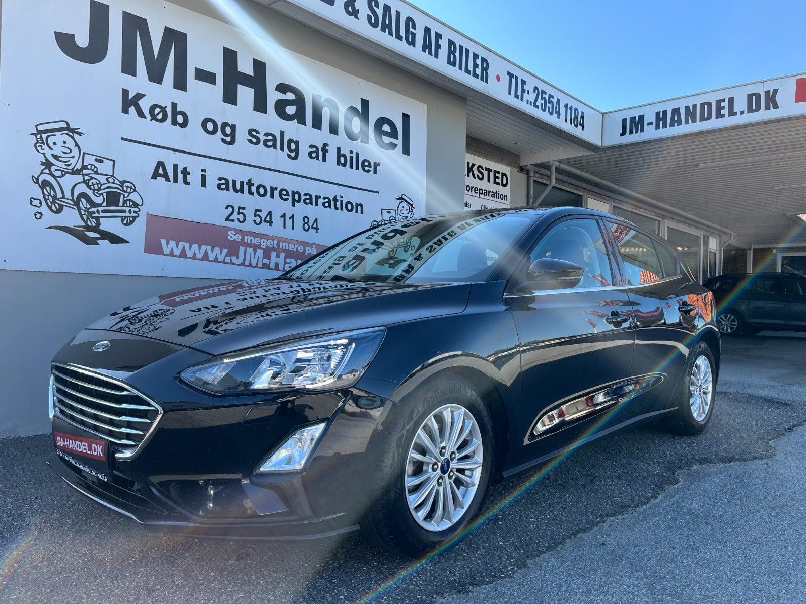 Sort Ford Focus fra 2020