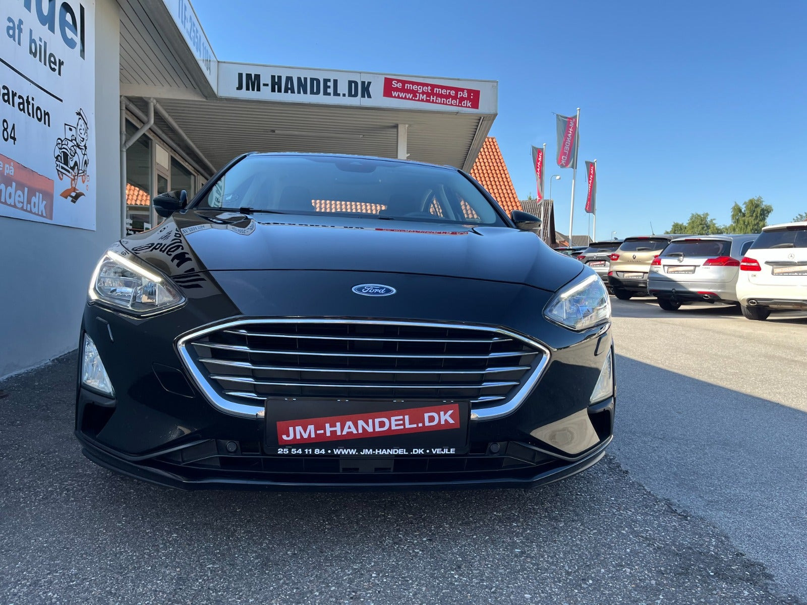 Sort Ford Focus fra 2020