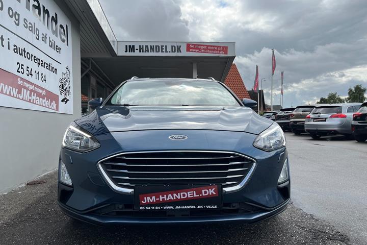 Blå Ford Focus fra 2021