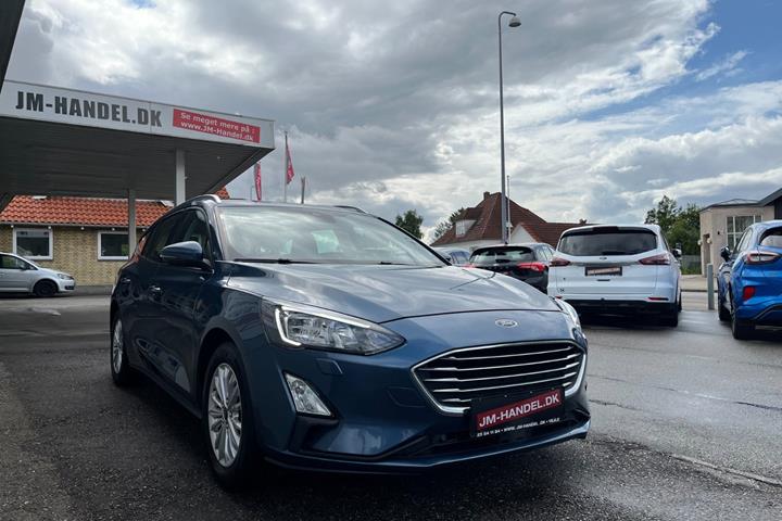 Blå Ford Focus fra 2021